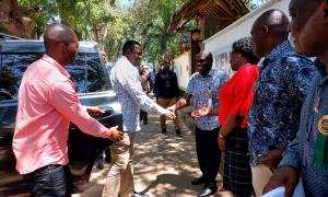 CS Mvurya Meet up with the people 